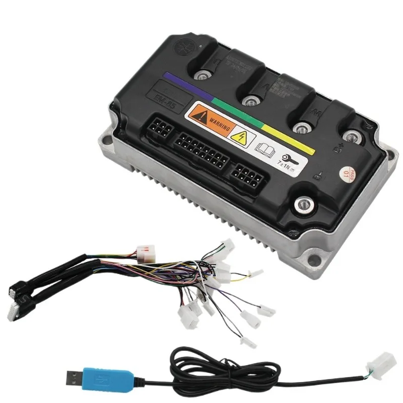 EM85  Programmable 48V/60V72V 85A72300 Sine Wave Controller for Electric Scooters 1000W-2000W Motor Controller