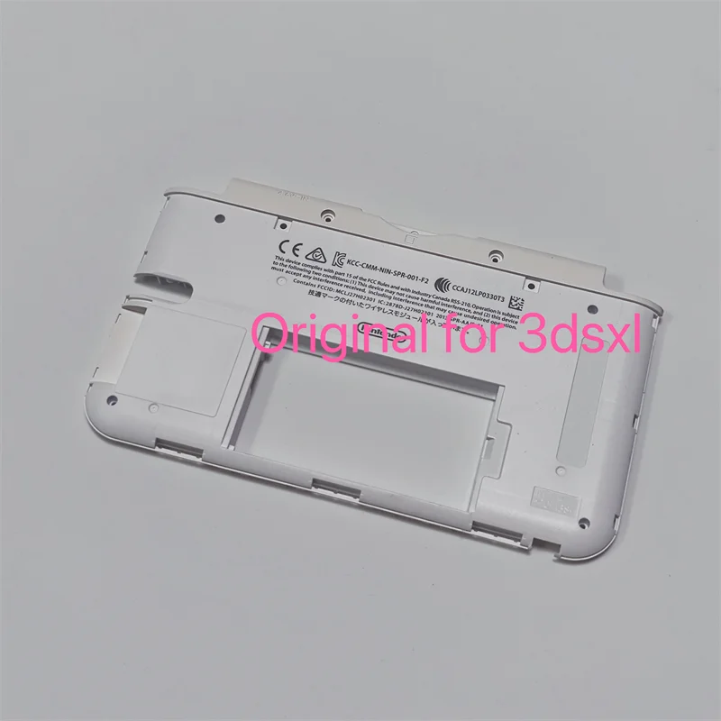 Carcasa de plástico para consola de juegos 3dsxl, cubierta superior trasera, 1 unidad, Original, nuevo