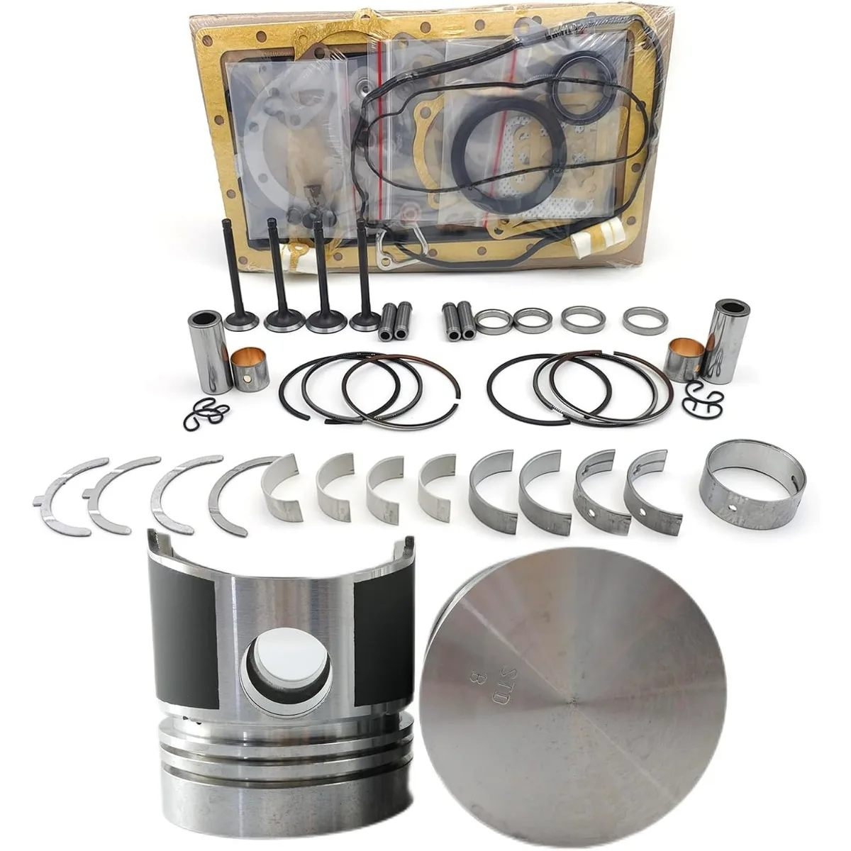

Z751 Engine Overhaul Rebuild Kit (No cylinder liner) For Kubota Z751 Engine L225 L3202 L175 L185 L1501 L1500 Tractor