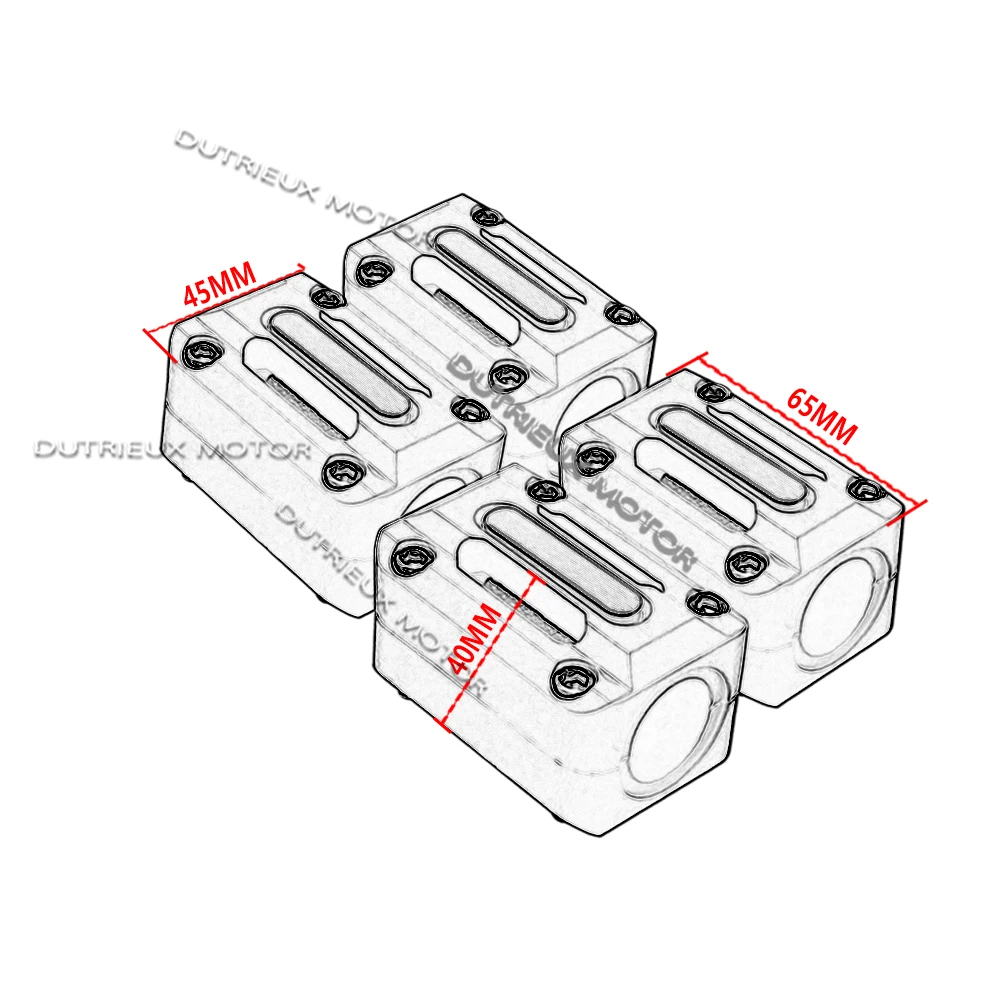 Motor Bater Bar Proteção Bumper, Guarda Decorativa Bloco, Protector Set, TMAX TMAX560, Bumper Acessórios