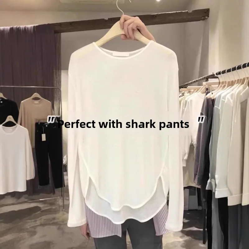 

plus Size 300 Pou Running Fitn Qui Dry Loose Cover up Yoga Wear Thin Sun Protection UV Protection Korean Sle T-irt