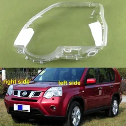 For Nissan X-Trail 2011 2012 2013 Car Accessories Headlamp Lamp Cover Transparent Lampshade Headlight Shell Lens Plexiglass