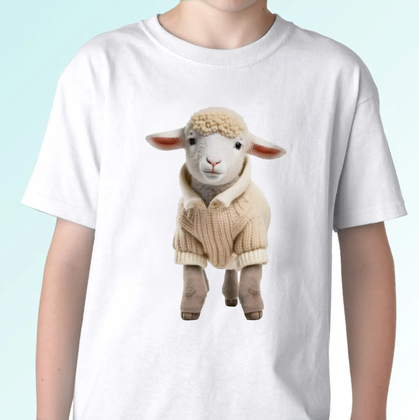 

Sheep t shirt funny tee top fantasy animal gift art mens womens kids baby sizes