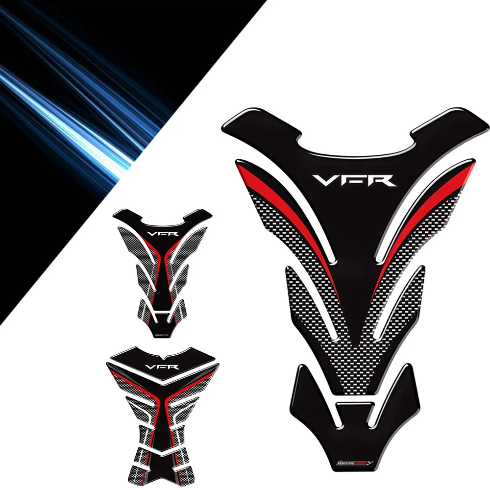 3D Resin Motorcycle Tank Pad Protector Sticker for Honda VFR VFR400 VFR800 X/F VFR1200F