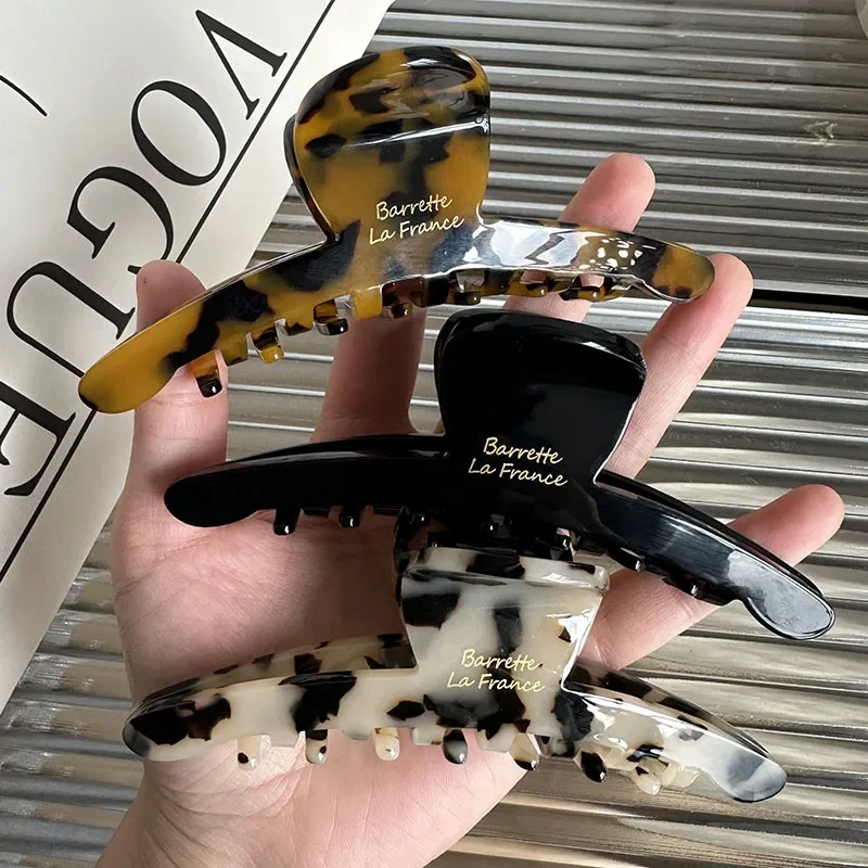 كوريا الموضة 13 سنتيمتر سرطانات الشعر الكبيرة للفتيات والنساء خلات مخلب شعر لإكسسوارات الشعر أوبدو #2