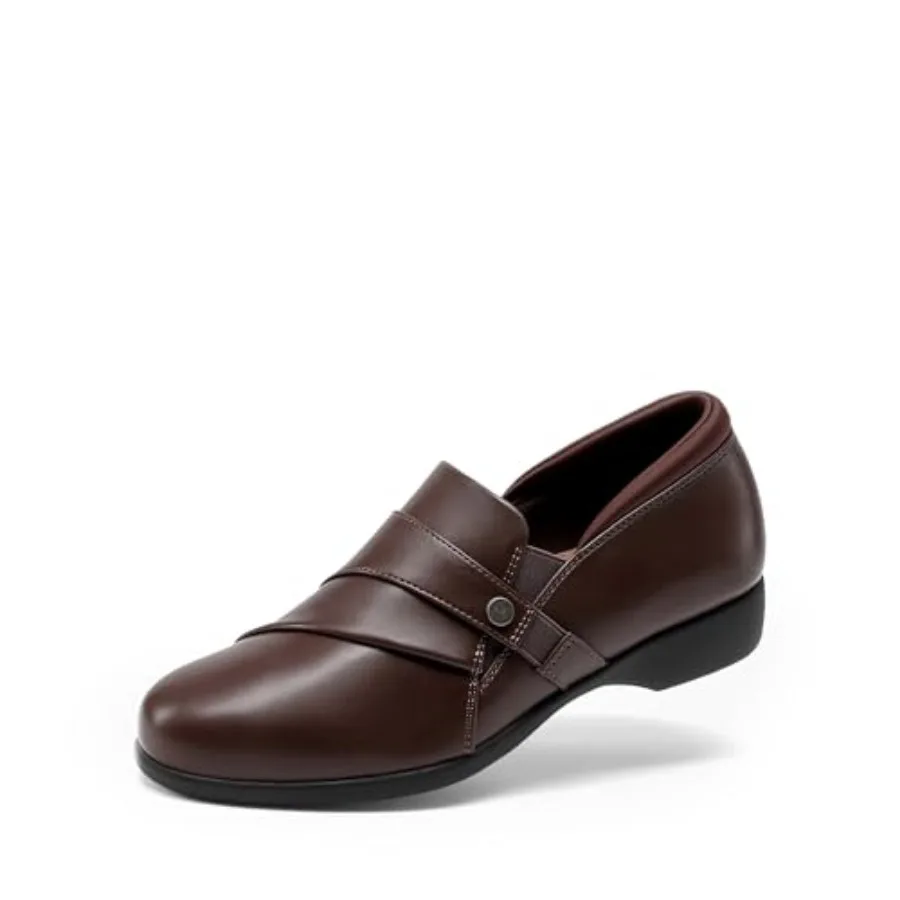 

DREAM PAIRS Loafers for Women Slip-on Dressy Comfortable Business Casual Work Office Faux Leather Loafer Shoes with Arch Suppor