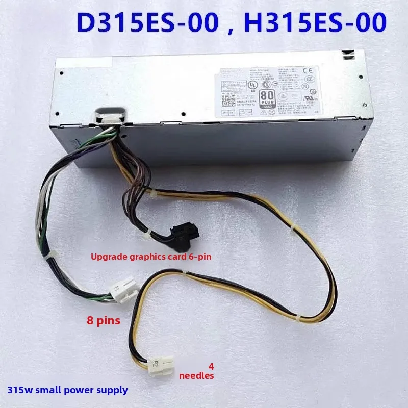 

Used For DELL OptiPlex 3020 7020 9020 XE2 T1700 SFF Power Supply D315ES001L H315ES-00 4FCWX 04FCWX 315W Power Supply