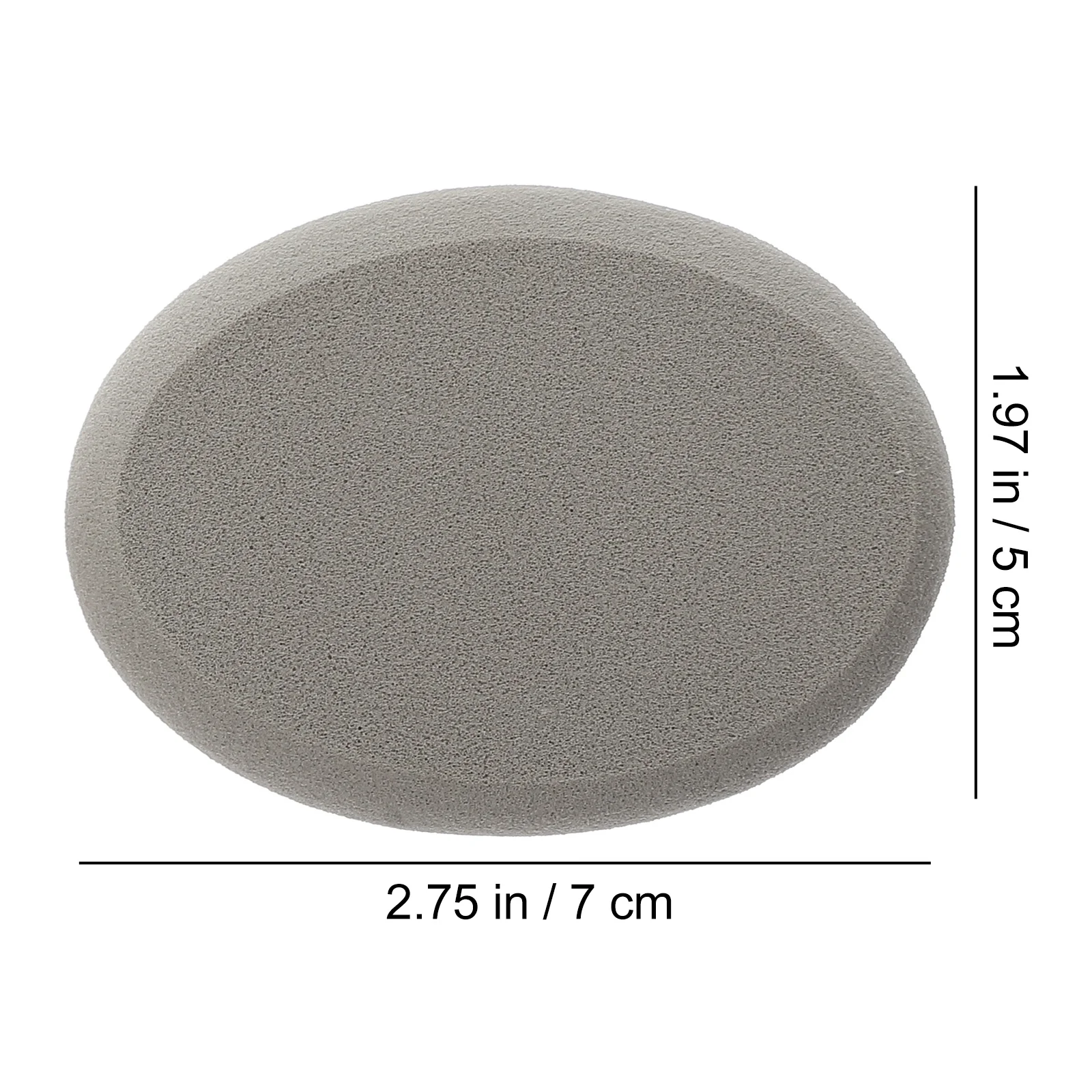 여성용 타원형 메이크업 퍼프 2개 세트, 부드러운 쿠션, 페이스 파우더 및 파운데이션 적용용 휴대용 메이크업 퍼프