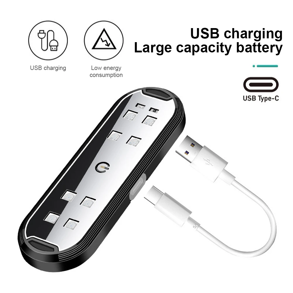 1/2Pcs Car Door Warning Light Anti-Collision Flash Atmosphere Welcome Light USB Charging LED Welcome Light Auto Open Door Lights