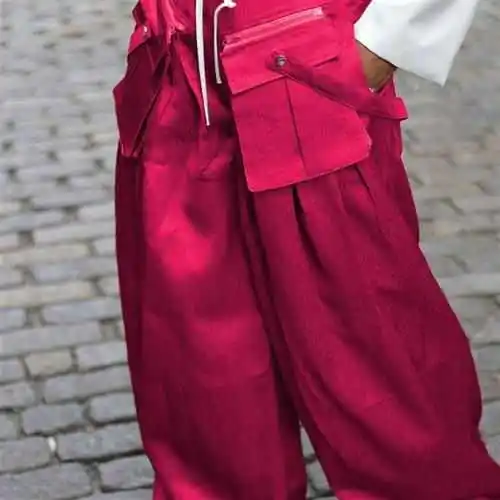 

Faionable Women's Casual Trousers with Detachable Waterproof Outdoor Clothing Winter Season Men's Knitted PVC Fabric Goretex