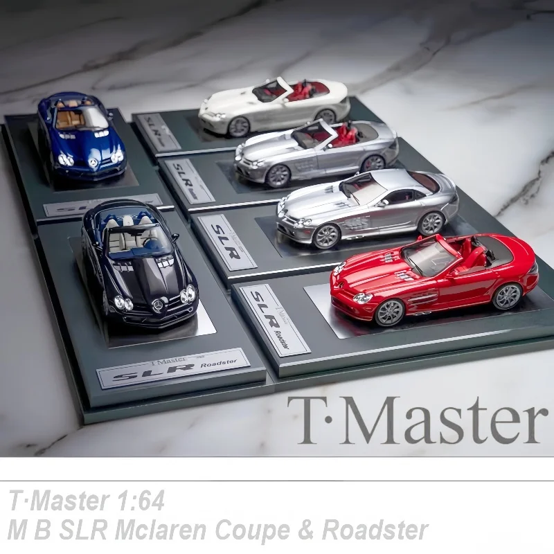 1:64 SLR Hardtop convertible Mercedes Benz McLaren modèle en résine de supercar convertible, décoration pour adultes, jouets pour garçons, cadeaux pour enfants
