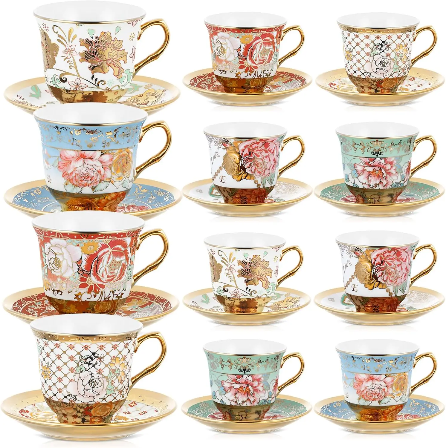 Set Of 12 Tea Cups …