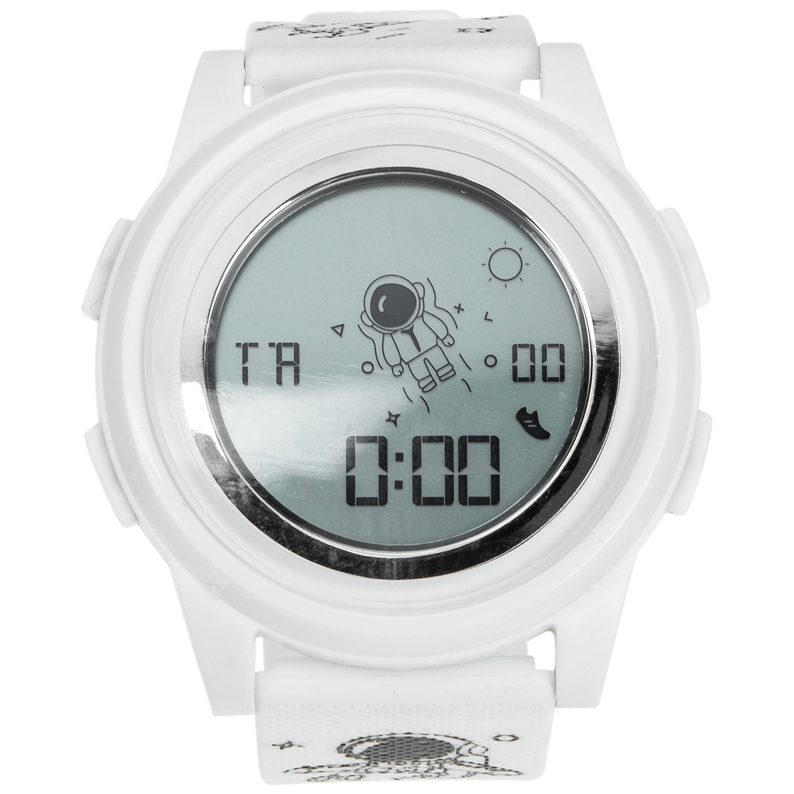 

Stainless Steel Kids Electronic Watch Luminous Unisex Digital Timer Gift For Family Black Blue Red Green Color