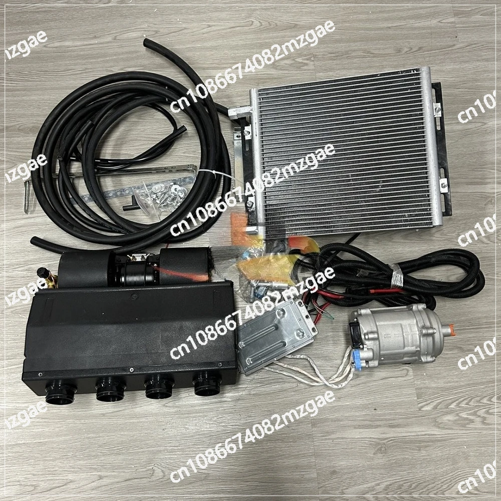 

24v 12 Volt Electric Mini Split Truck Sleeper Ac Kit Car air Conditioner Parking Coole
