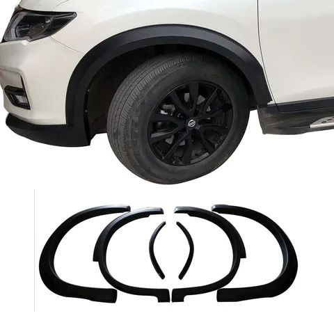 Передние крылья для Nissan X-trail T32 Rogue 2017 2018 2019 2020 матовые черные 6 шт./компл. Slim