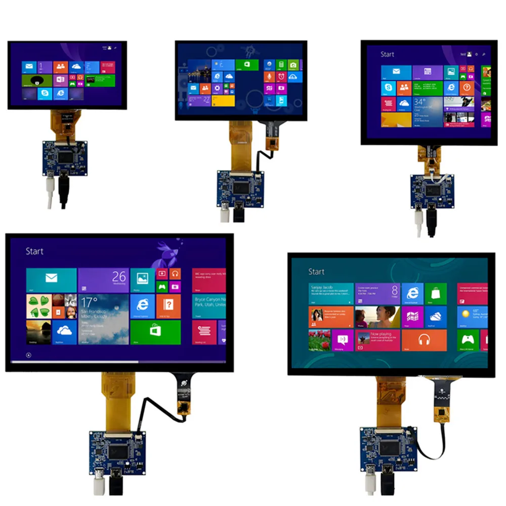 DIY Multipurpose Portable LCD Display Screen Monitor Driver Control Board Digitizer Touchscreen Raspberry Pi Computer Secondary