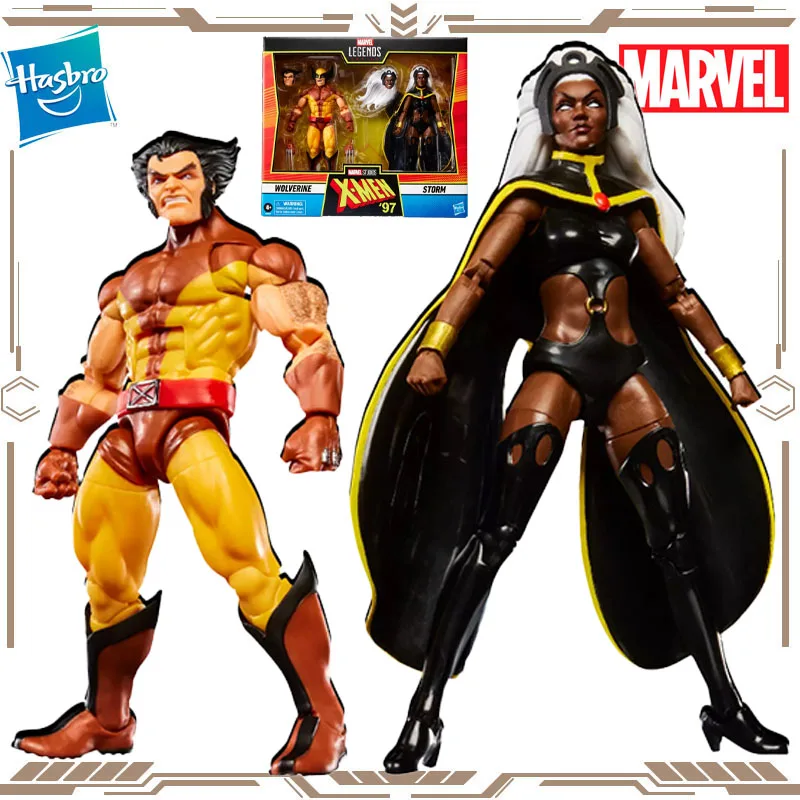 

Hasbro Original Marvel Legends 97X-Men Wolverine Storm Action Figure Toys for Boys Girls Gift Collectible Model Ornaments