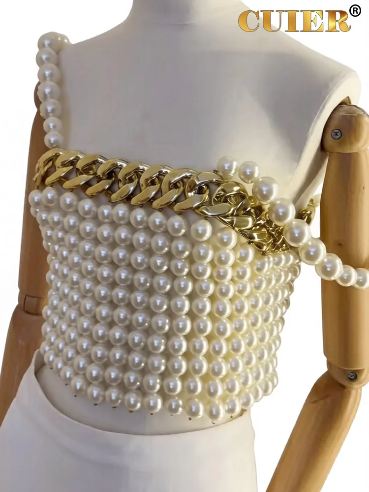 

CUIER 1800г Элегантная женская цепочка для тела ручной работы с французским жемчугом, для вечернего платья, бикини, пляжа, аксессуар