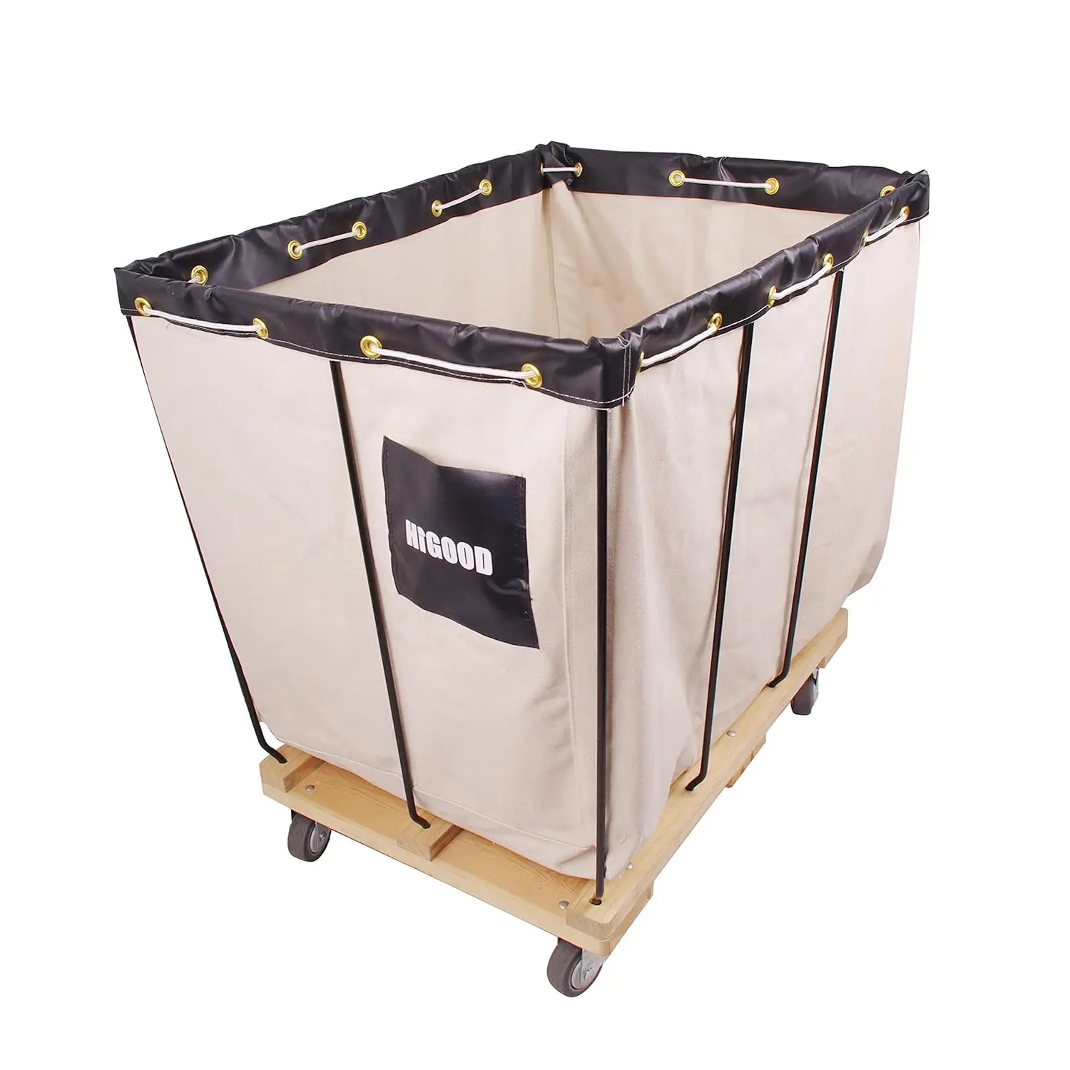 Canvas Basket Bulk Truck,Service Carts 16 Bushel Knock Down Truck, 20.0 Cu. Ft, 600 Lb, 40