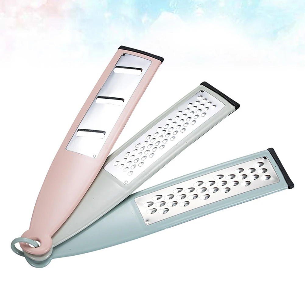 

3 pcs Stainless Steel Grater Set Kitchen Tools Zesting Garlic Cheese Chocolate Fruits Vegetables Slicer Cheese Grater Set
