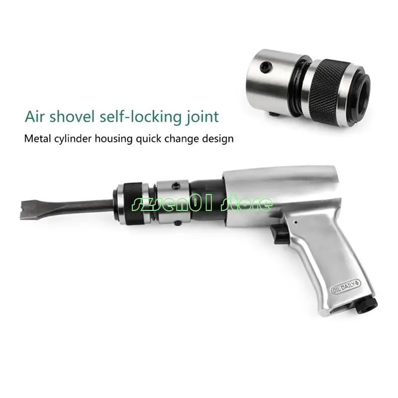 

G32A Sturdy Chisels Holders Practical Quick Connectors Fit Multiple Air Hammer and Various Air Tool
