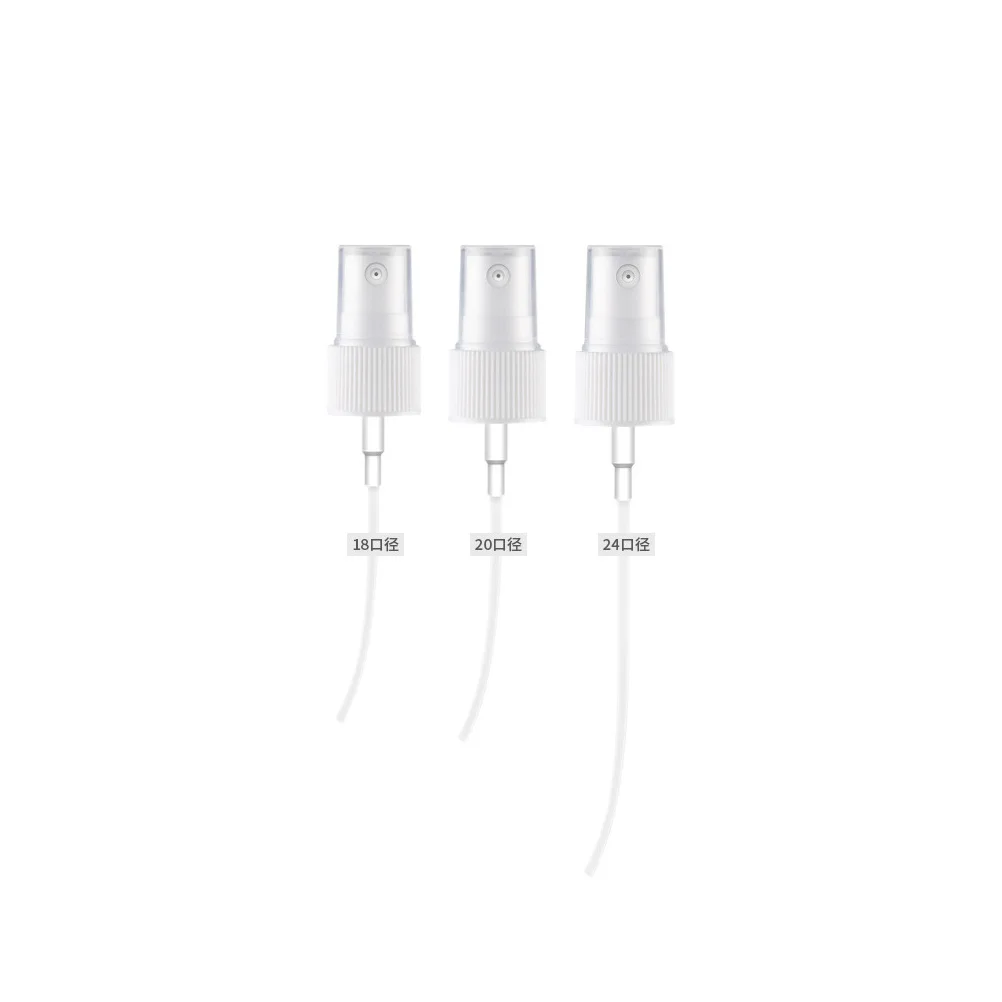 20 قطعة من بخاخ زجاجات العطور من مادة ممتازة، تصميم مدمج، رأس رش عطر أبيض