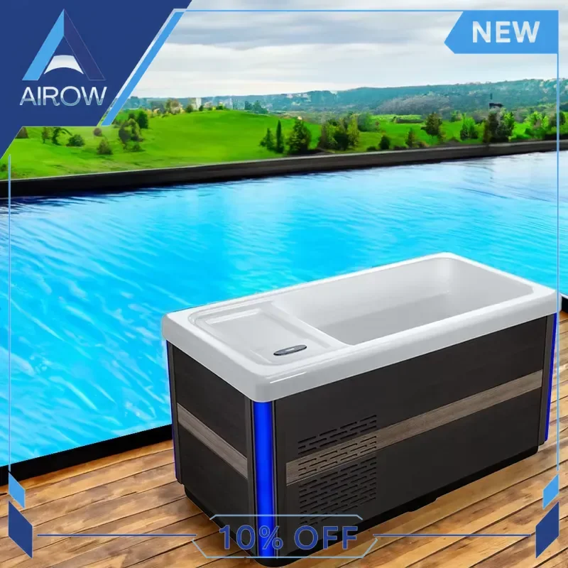 for Commercial Ice Bath Tub with Chiller Acrylic Cold Plunge Pool Outdoor Gym Spa Hotel Recovery CE Certified Wholesale