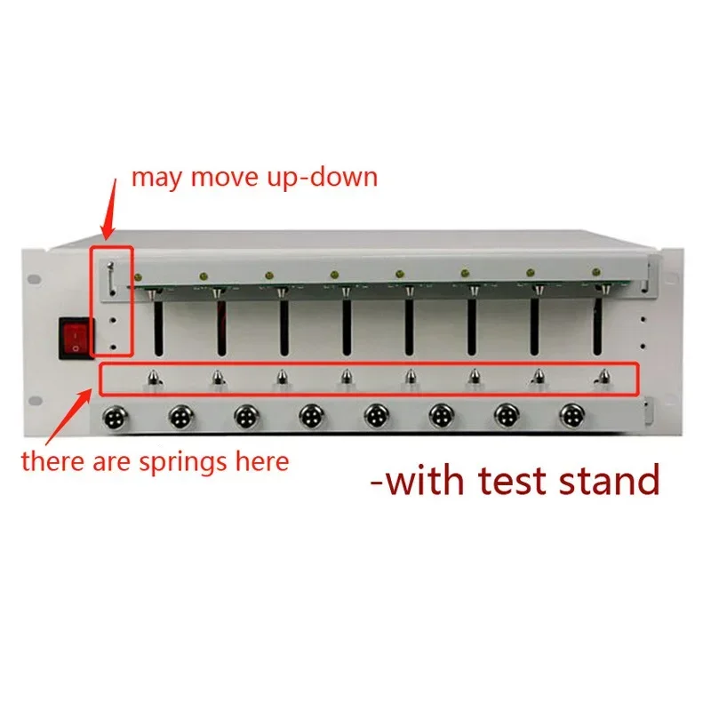 PHEBC-X 8-channel Battery Split Cabinet Lithium Battery Capacity Tester 10A 4.5V Charge Discharge Cyclic Aging Software