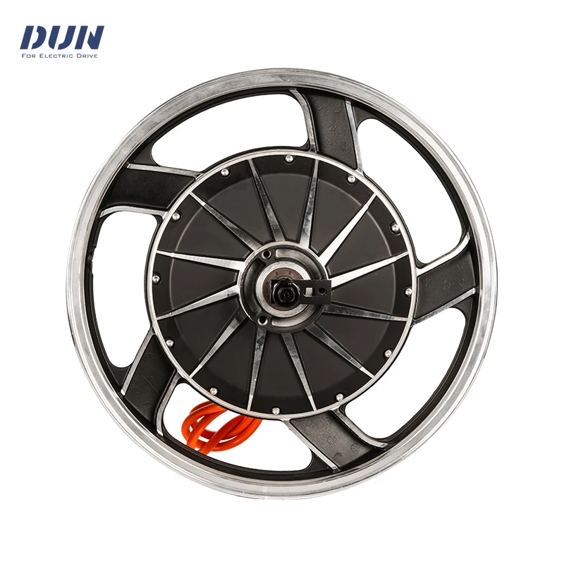 يوما 17*1.6 بوصة حافة الدراجة 253 3000 واط 80 kmh V2 40H BLDC محرك محور العجلة