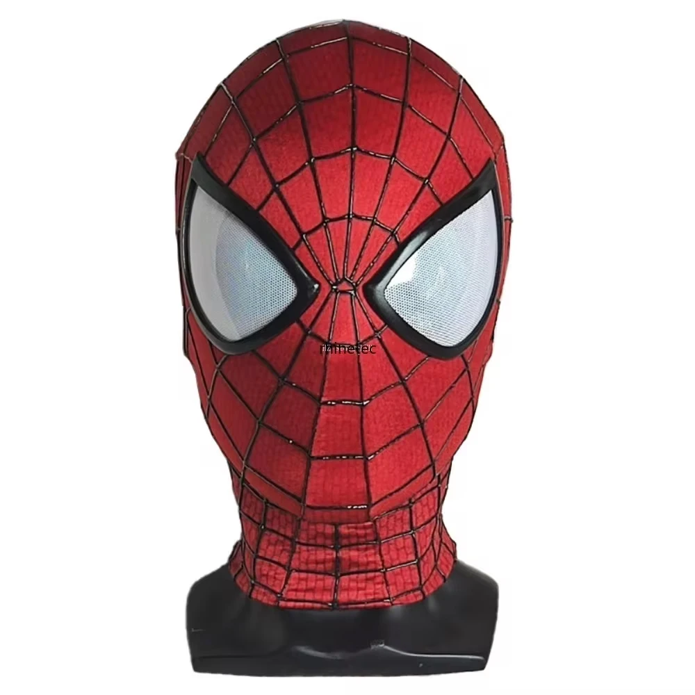 

Marvel The Amazing Spider-Man Mask with Faceshell & Magnetic Lenses 1:1 3D Handmade Spiderman Mask Cosplay Replica for Gift