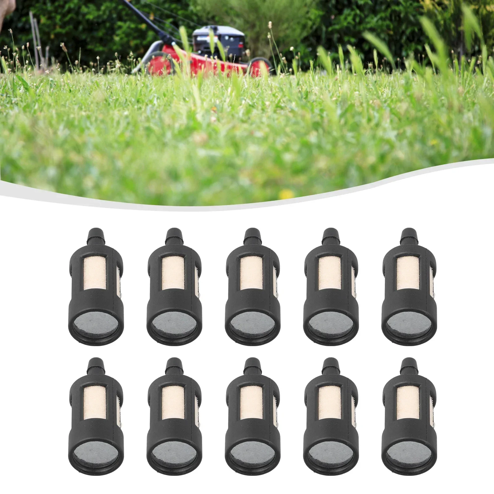 10Pcs General Fuel Filter For Gasoline Machinery Grass Trimmer Chainsaw 1 1/4\