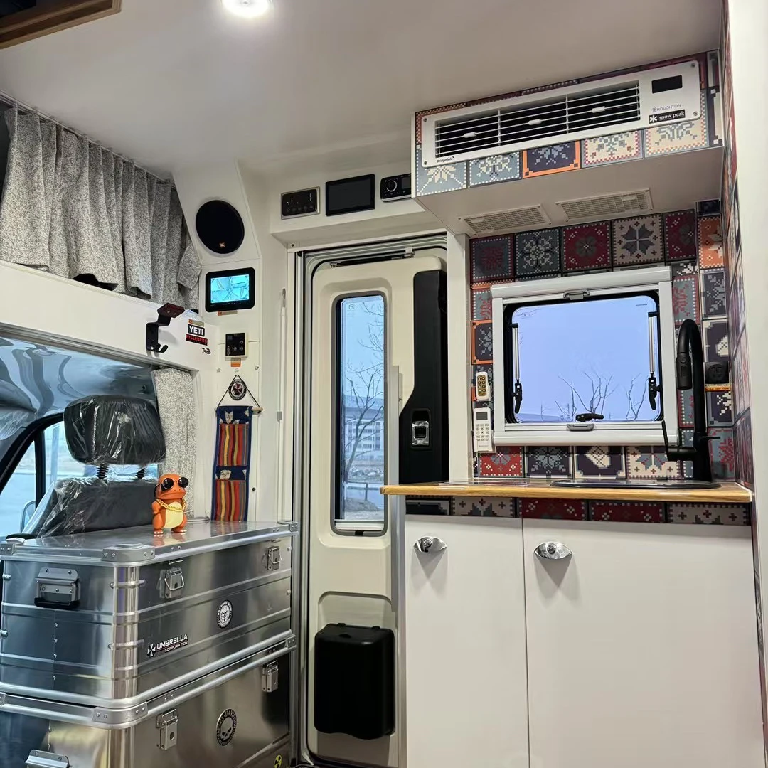 2025 Meidi European Style Outdoor Aluminum Alloy Durable Waterproof Automatic/Manual RV Entrance Door For Vehicle Caravan Camper