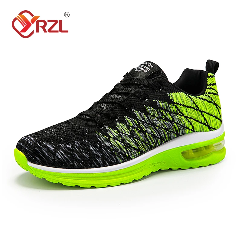 

YRZL Leisure Shoes Anti-slip Running Outdoor Sport Breathable Mesh Trainer Race Sneaker High Quality Fashion Casual Summer Shoes