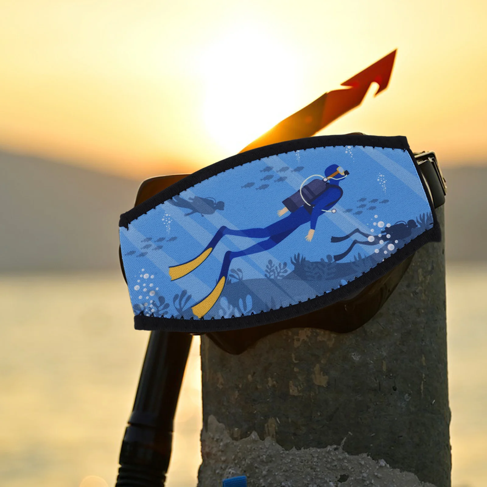 

Neoprene Diving Mask Strap Cover Adjustable Hair Protector For Snorkeling Scuba Swimming Dive Mask Straps Covers Water Sports