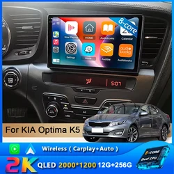 Car Radio Carplay Android 15 Auto For KIA Optima K5 Android all-in-one 2013 - 2015 Multimedia Player GPS Navigation Stereo