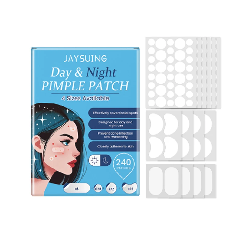240pcs Repair Acne Patch Facial Skin Care Fade Blemishes Pimple Marks Closed Acne Blemishes Cover Acne Pimple Repair Patch