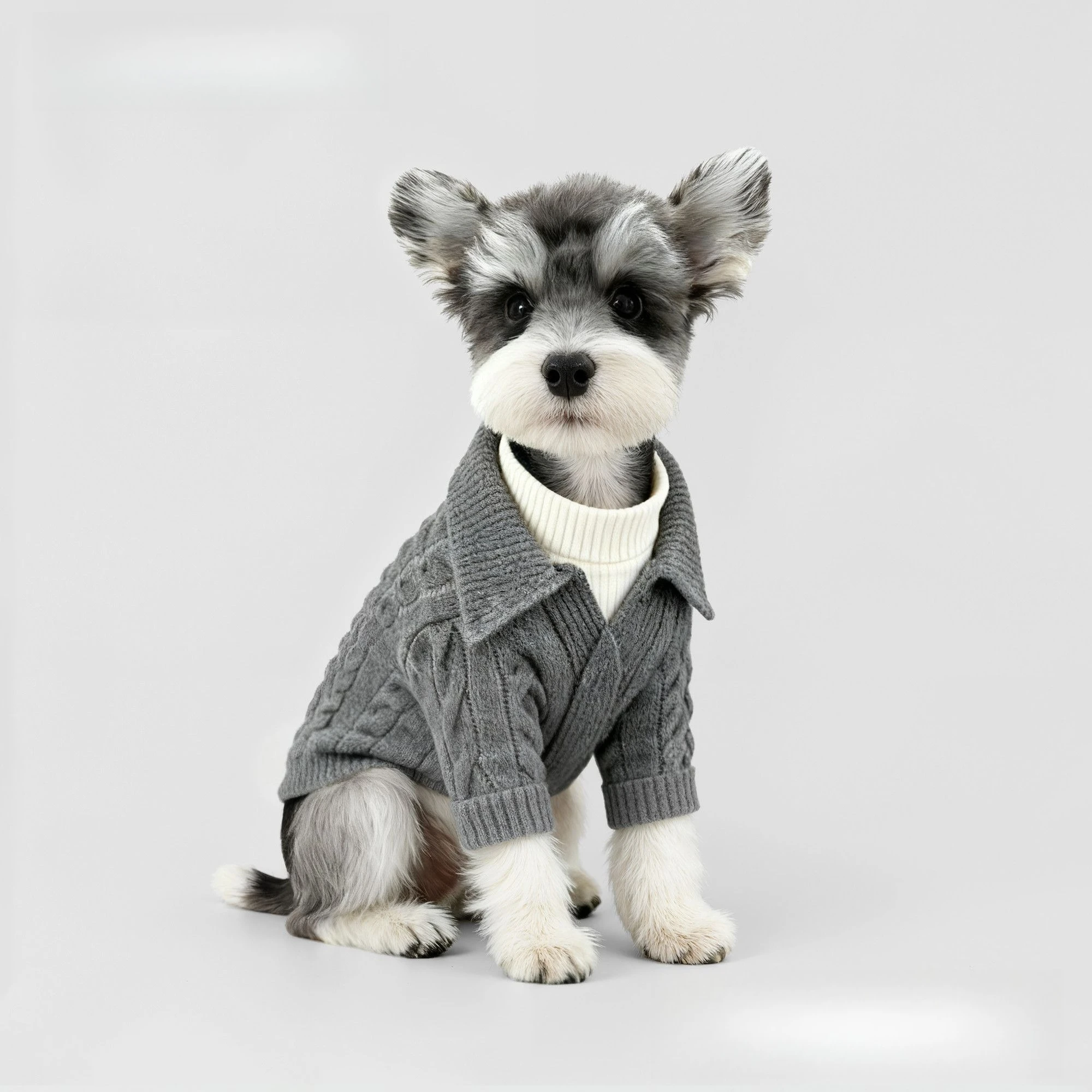 

Cozy Knitted Sweater for Small Dogs and Cats - Winter & Autumn Pet Clothing