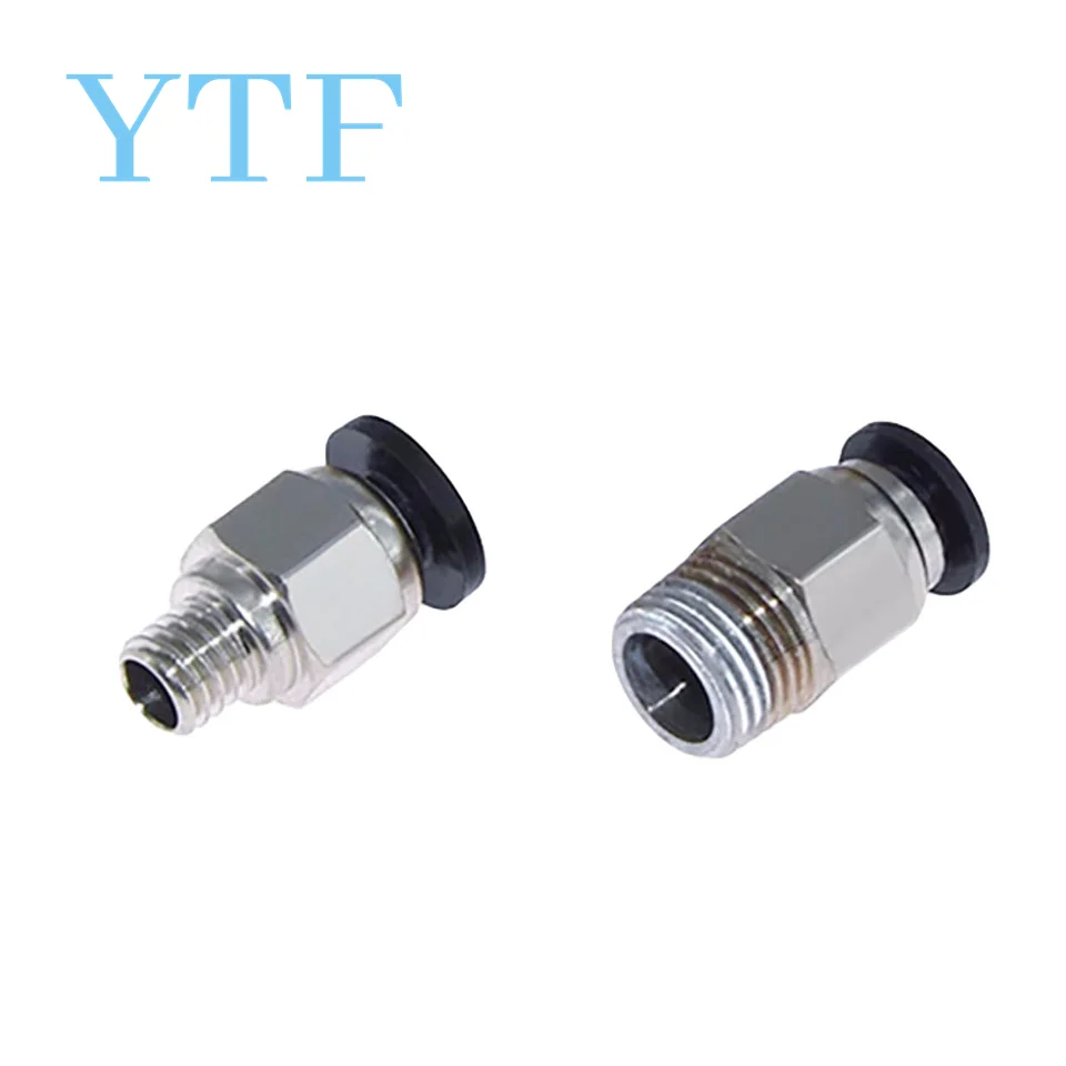 5Pcs 3D Printer Delen Door V6 Quick Connector Feed Pijp Connector M4 Diameter M10 Draad Fittings PC4-01