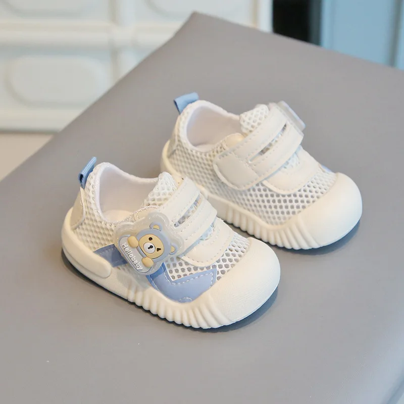 

Designer Shoe 2025summer New Kid Sneakers Breathable Baby Shoe Cute Girl Shoe Cartoon Anti Slip Boy Shoes Soft Sole Girl Sneaker