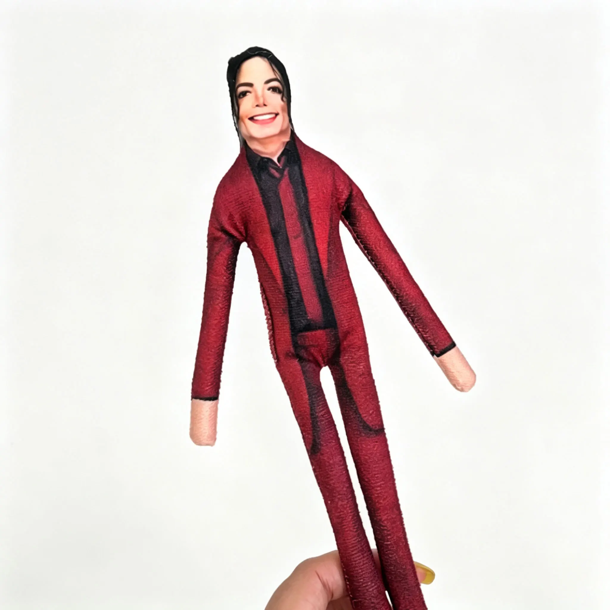 2026 Anime MJ Michael Jackson Plush Plushy Prop Doll Plush Stuffed Figure Dolls Room Decoration Abstract Joint Mobility Props view 6