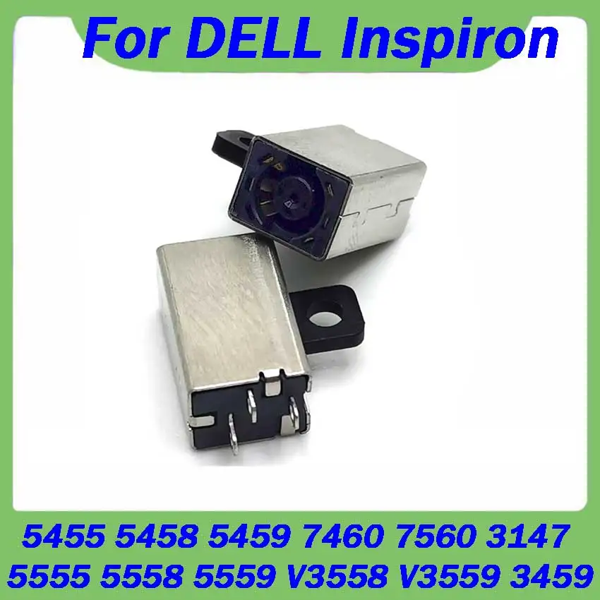 

20-100Pcs DC Power Jack For DELL Inspiron 5555 5558 5559 V3558 V3559 3459 5455 5458 5459 7460 7560 3147 DC Connector