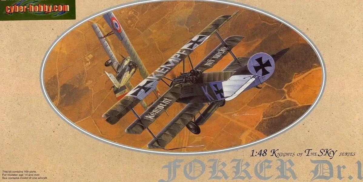 

Набор моделей Dragon 5901 1/48 Fokker Dr1