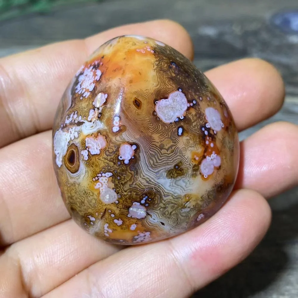 Agate rouge sardonyx, pierre de cristal naturelle, guérison des chakras, méditation, Reiki, Wicca, sorcellerie, gemme brute et minérale, décoration de la maison