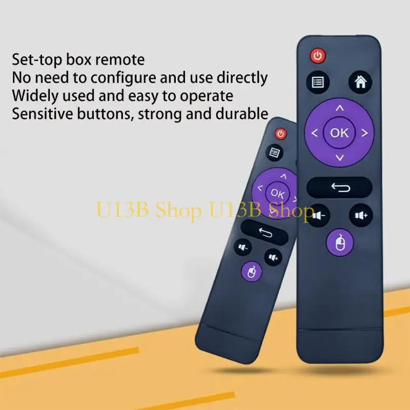 U13B Leichtes Gewicht Schwarz IR Fernbedienungssteuerung für H96 RK3318 -Set Top Box