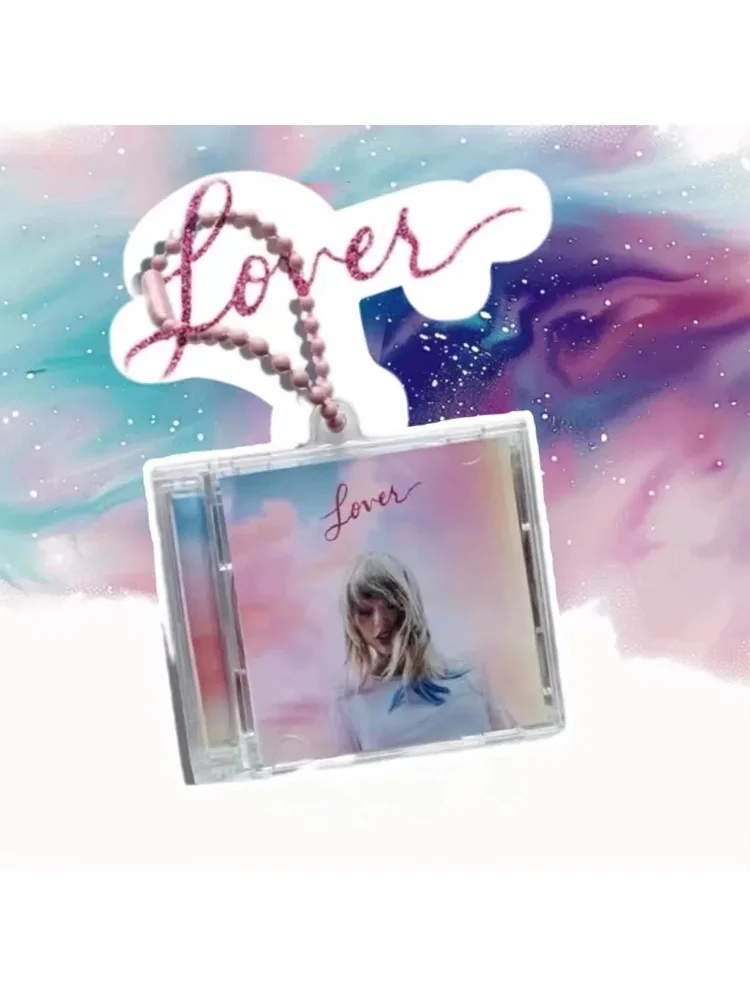 1pcs Custom Mini Album Cover CD Case with NFC Function Pendant, Personalized TS Keychain, Gift for Swifties / Music Lovers