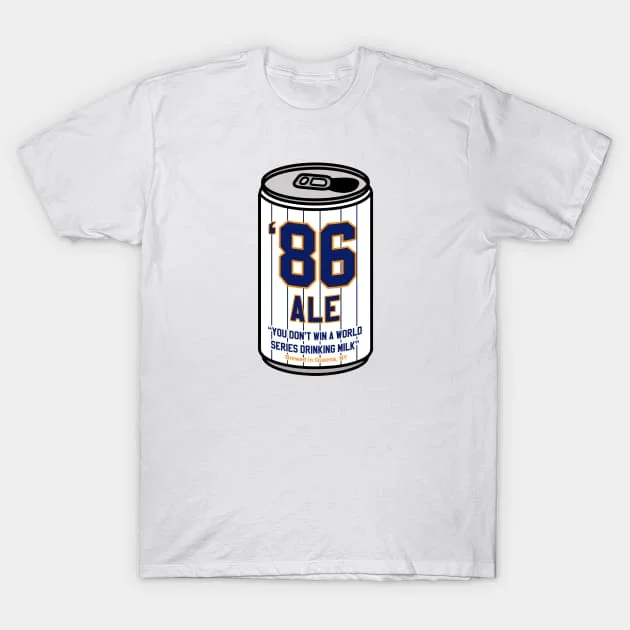 

Mets 86 Ale Beer Can Graphic Printing Summer Luxury Brand Cotton Men's and Women's T-Shirts Short Sleeves Street Fashion Clothin