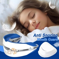 AFBC Adjustable Anti Snoring Mouth Guard Braces Sleeping Anti-Snoring Devices Bruxisms Snoring Stopper Improve Sleep Snore
