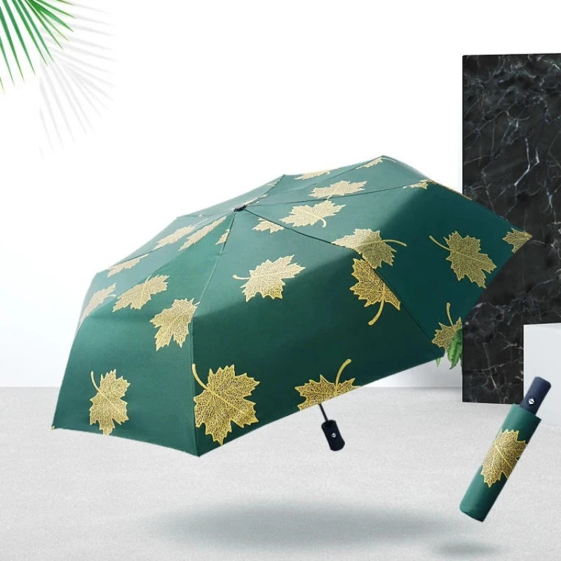 New Folding Umbrellas Ladies Fashion Flower Umbrellas Rain Woman Sun Umbrella Female Parasol Girls Gifts Sunny Rainy paraguas