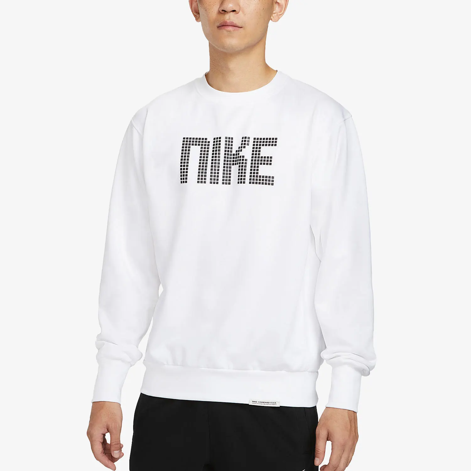 

Nike genuine new men's sports breathable casual round neck printed sweatshirt FD9744-100
