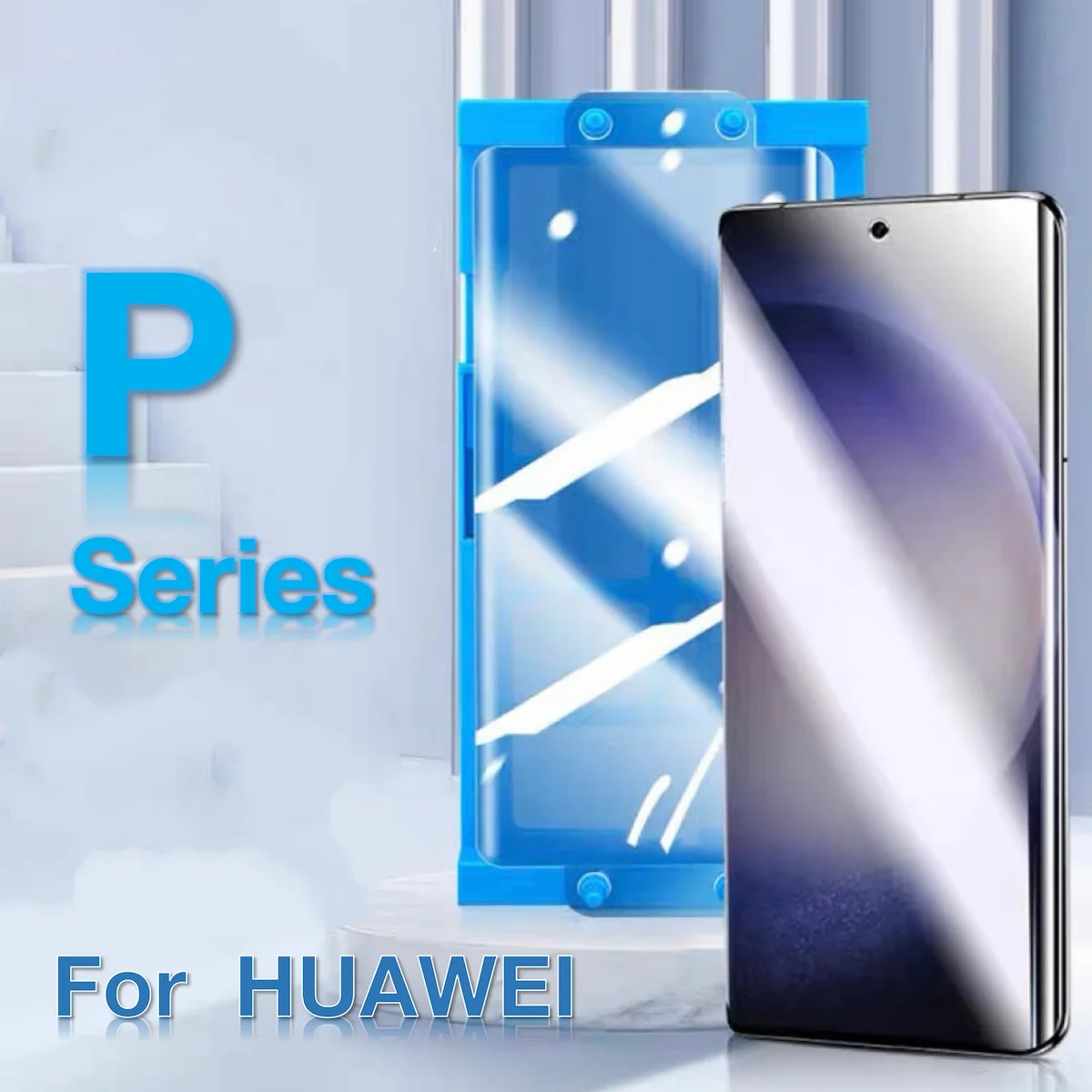 

For HUAWEI P30 P50 P40 Pro Plus P60 Pro ATR Glass Screen Protector Explosion-proof Protective with Install Kit